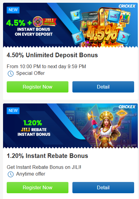 Crickex Welcome Bonus in Bangladesh