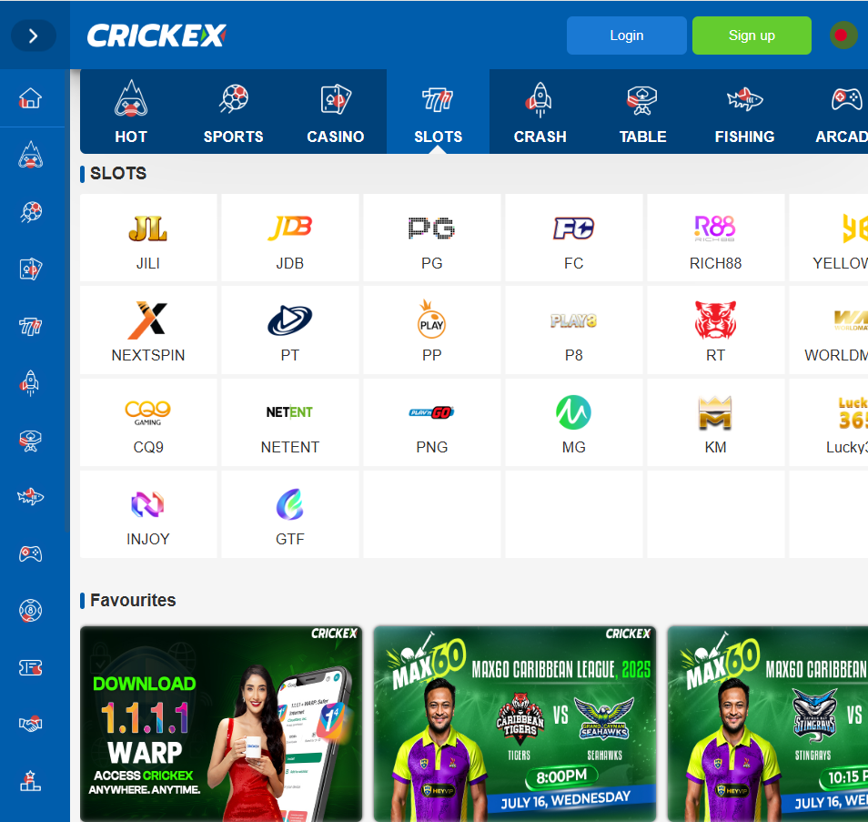 Crickex gaming providers in Bangladesh
