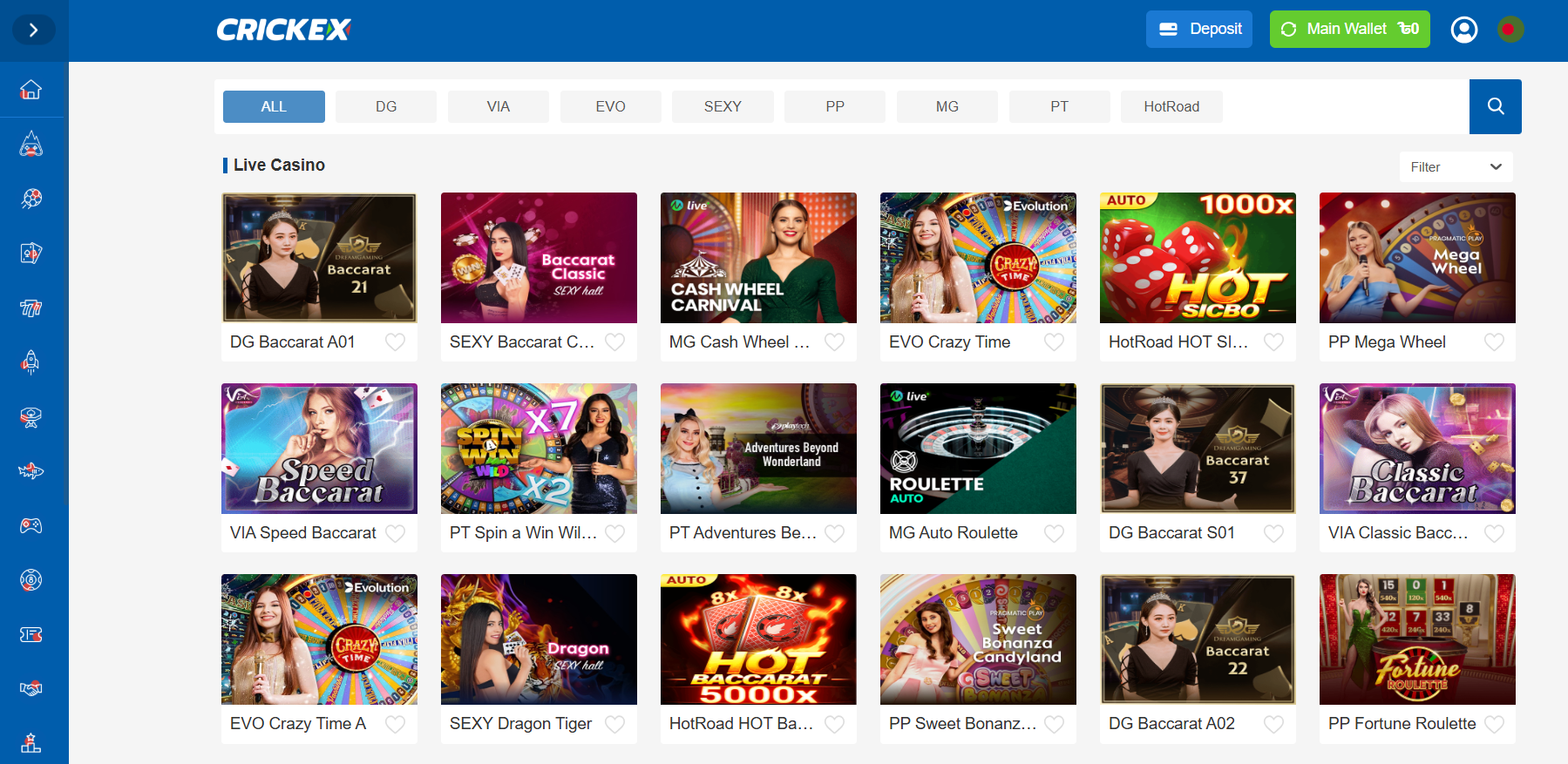 cx Crickex live games in Bangladesh